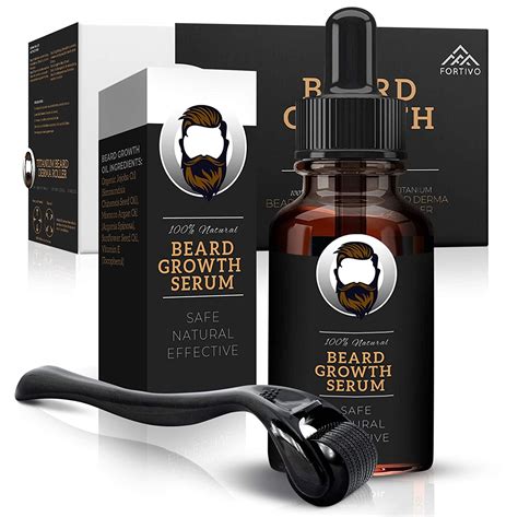 Derma Roller for Beard Growth - Beard Growth Serum, Beard Kit for Men ...