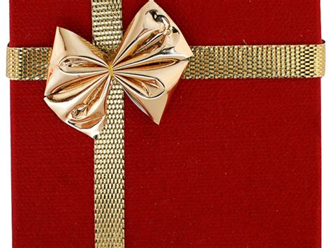 Gift Box With Golden Ribbon PNG (Isolated-Objects) | Textures for Photoshop