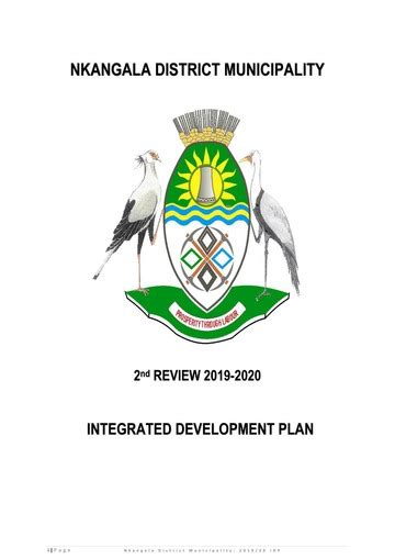 Nkangala District Municipality 2019-20 IDP reviewed : Free Download, Borrow, and Streaming ...