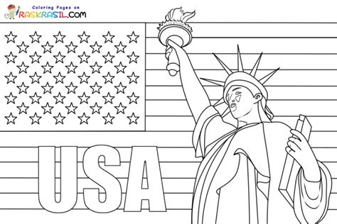 United States Of America Coloring Pages