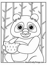 Coloring Pages For Kids Panda sketch template