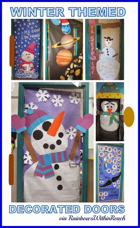 RainbowsWithinReach: Winter Themed Decorated Classroom Doors