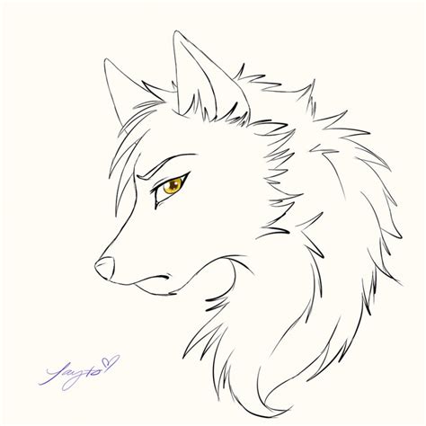 Cartoon Wolf Drawing at GetDrawings | Free download