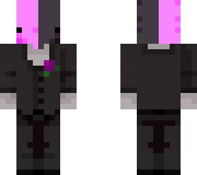 Chimera Axolotl Tuxedo (3px) | Minecraft Skin