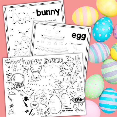 Free Printable Easter Activity Sheets and Placemats