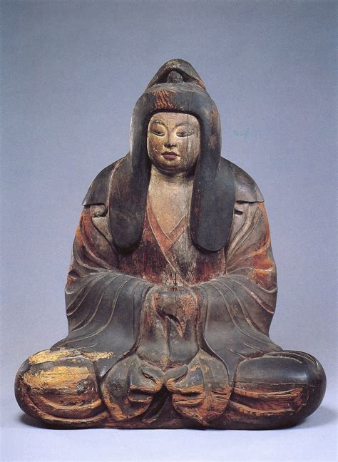 This is a shinzo of a female kami. Emulating Buddhism, there was a time when some Shinto shrines ...