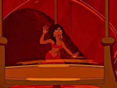 Originally, during the climax of "Aladdin", Jasmine was going to rescue ...