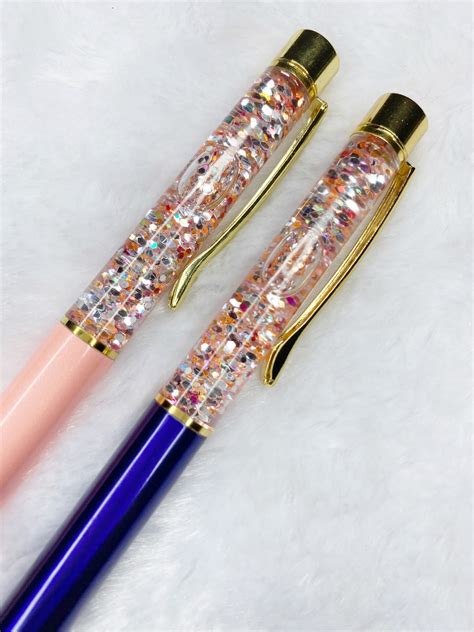 Glitter Pens, Floating Glitter Pen, Champagne Eve, Sparkling Pen, Functional Gift, Gift Pens - Etsy