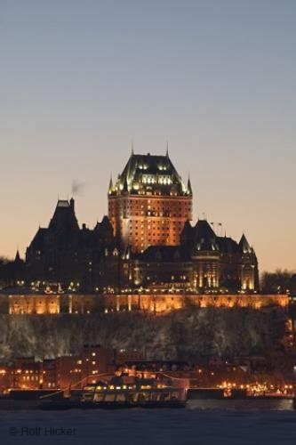 Old Quebec City Winter Twilight | Photo, Information