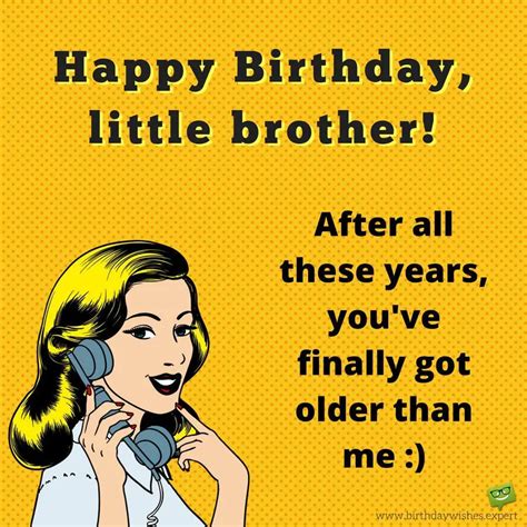 Funny Happy Birthday Brother Meme