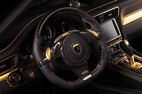 Porsche 911 Turbo Stinger GTR By TopCar Has 24K Gold Interior ...