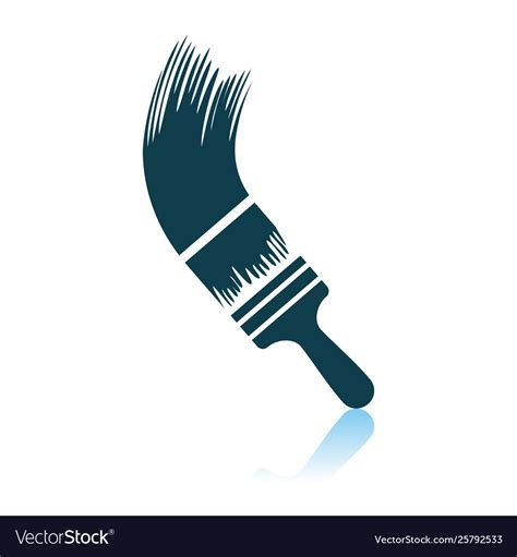 Paint brush icon Royalty Free Vector Image - VectorStock