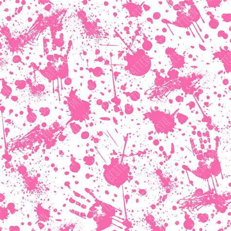 Pink Blood Splatter Seamless File Blood Splatter Seamless - Etsy