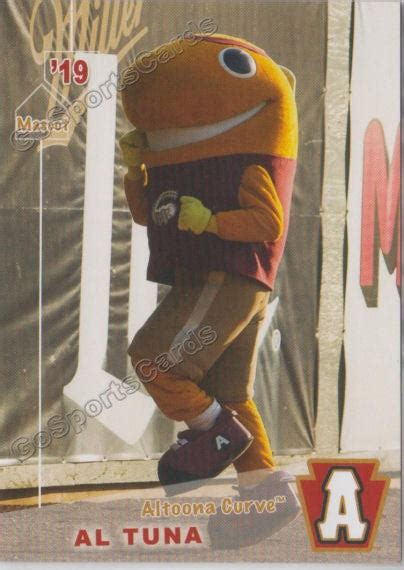 2019 Altoona Curve Al Tuna Mascot – Go Sports Cards