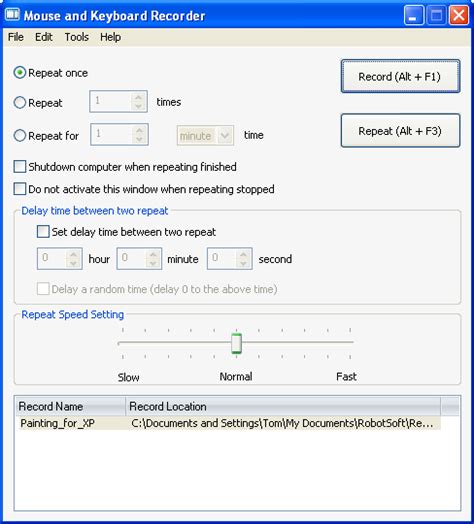 Mouse and Keyboard Recorder