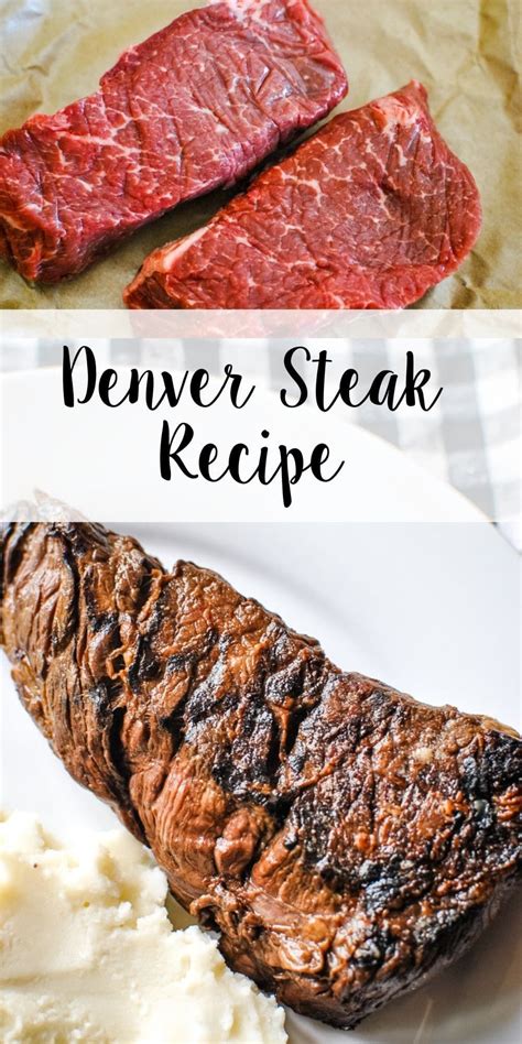 Denver Steak Recipe | Recipe in 2023 | Denver steak, Recipes, Steak