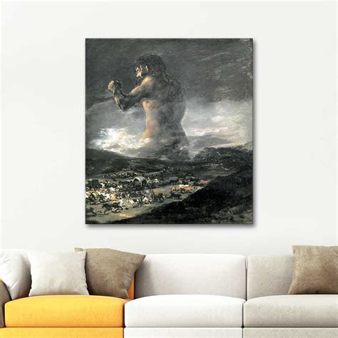 The Colossus The Giant by Francisco de Goya as an Art Print | CANVASTAR