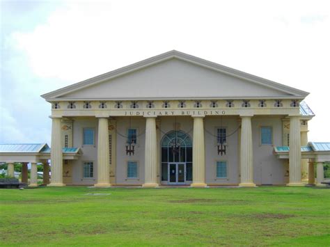 The Judiciary Building. Ngerulmud, Palau.