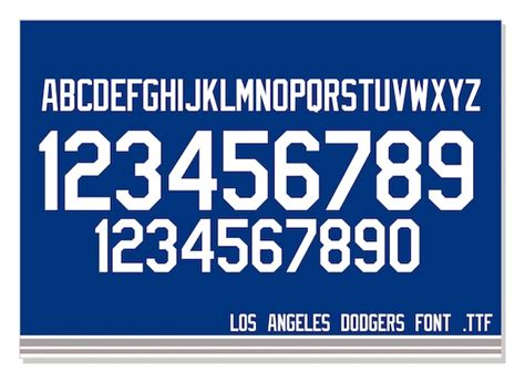 Dodgers Font