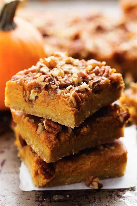 Pumpkin Pecan Pie Bars | The Recipe Critic