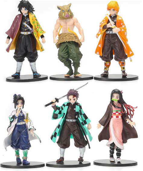 Buy 6Pcs Anime Action Figures Set - Collectible Figurine Gifts, 6 ...