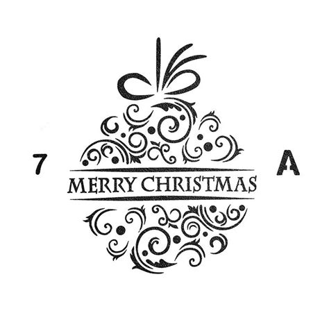 Merry Christmas Word Sticker Painting Stencils for Diy Scrapbooking Stamps Home Decor Paper Card ...