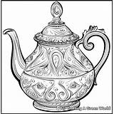 Teapot Coloring Pages  Free & Printable sketch template