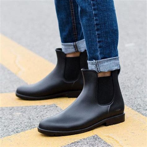 Check these out mens fashion casual #mensfashioncasual | Big men fashion, Rain boots fashion ...