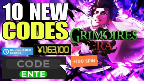 *NEW* GRIMOIRES ERA CODES JANUARY 2024 | GRIMOIRES CODES | GRIMOIRES ERA CODE - YouTube