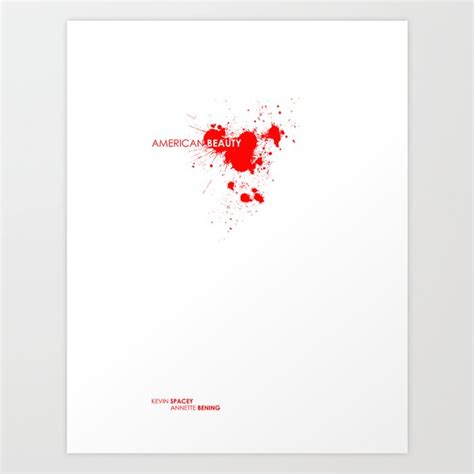 American Beauty movie poster. Art Print by Kyle Thiboutot | Society6