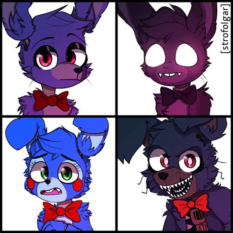 FNAF Bonnies 1/4 by strofolgar on DeviantArt