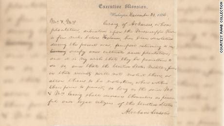 Abraham Lincoln's merciful Christmas letter to his Confederate cousins ...