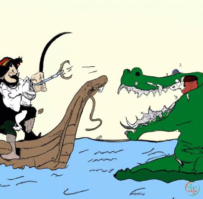 Captain Hook Vs. Crocodile | Artificial Design