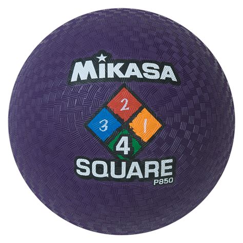 Four Square playground ball, purple