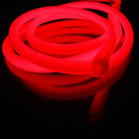 Anyview 360 Degree Red Color 16mm Round LED Neon Flex Strip Light SMD2835 Outdoor IP65 | Outdoor ...