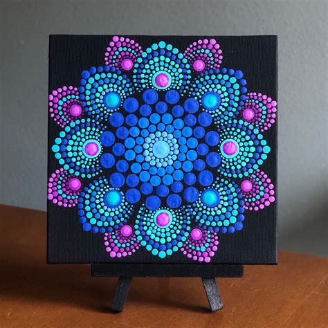 Excited to share this item from my #etsy shop: Flower burst dot mandala ...