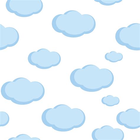 Seamless pattern baby background with clouds 2632594 Vector Art at Vecteezy