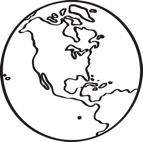 Freehand drawing world map sketch on globe. 10330678 PNG