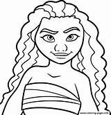 Moana Princess Disney Coloring Page Printable sketch template