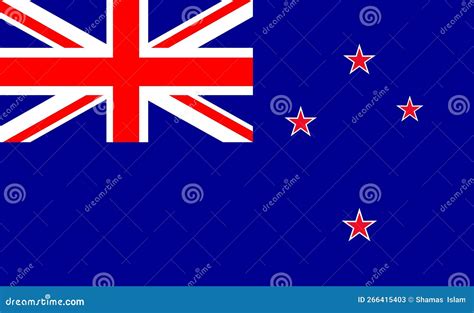 New Zealand Flag Design Vector Stock Vector - Illustration of official ...