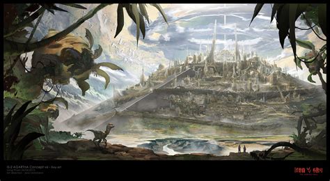 The city of Agartha. by LordOguzHan on DeviantArt