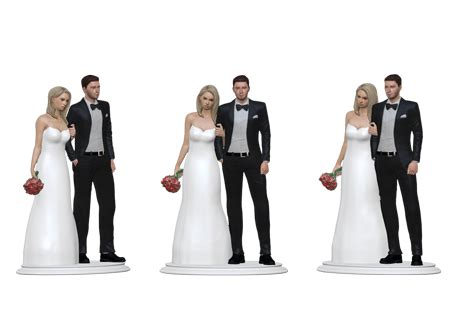 Wedding Figurine - Cake Topper - LOVE | My3dSelfie