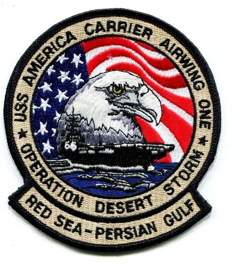 USS America CV-66 Operation Desert Storm Patch