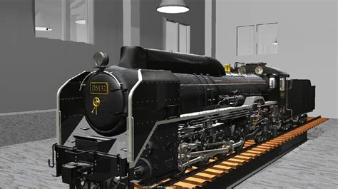 Steam locomotive D51 3D model | CGTrader