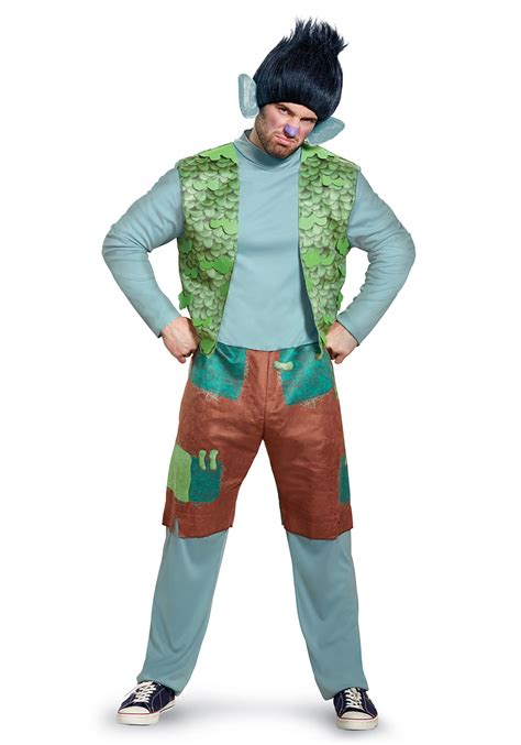 Trolls Branch Deluxe Costume for Adults