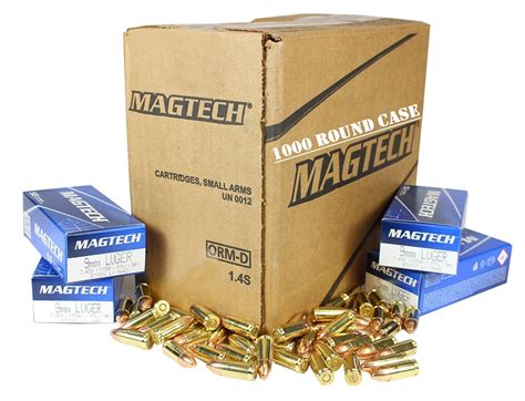 Magtech - 115GR - 9MM - BULK AMMO - 1000 Rounds/Case - Element Armament