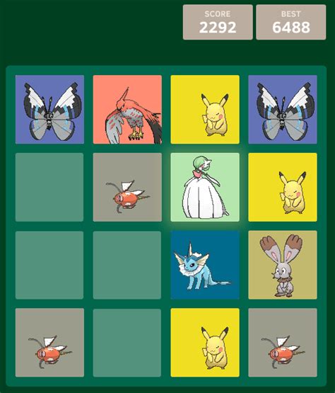 2048 Pokémon!