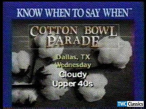 Cotton Bowl Parade (1991) / Forecasts / TWC Classics