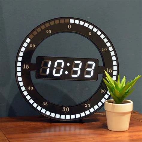 Aliexpress.com : Buy Creative Mute Hanging Wall Clock Black Circle ...