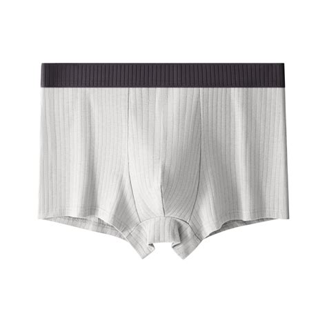 Men's pure cotton breathable boxer briefs - Lingerie Manufacturer-Since 2003